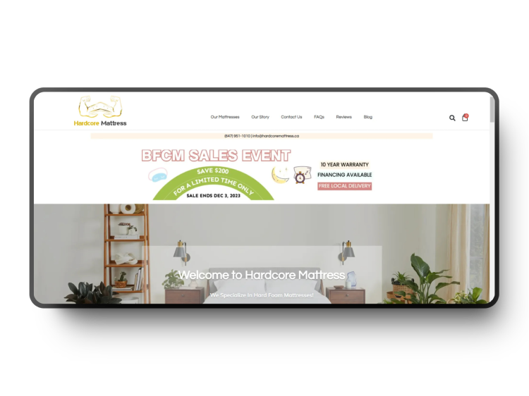 Hard Core Mattress + project