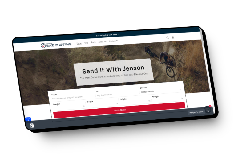 Jenson Bike Shipping + project